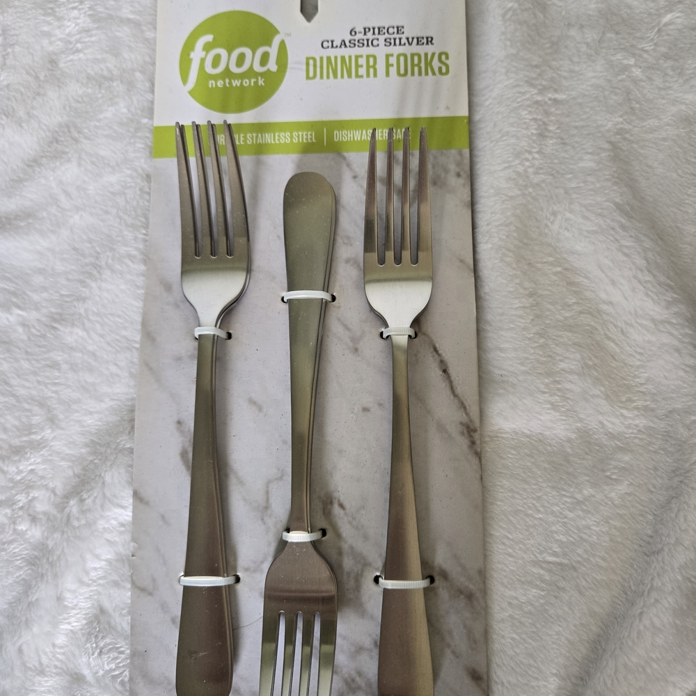 Food Network Classic Silver Dinner Forks